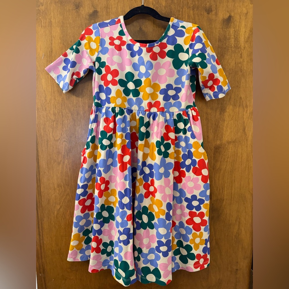 Hanna Andersson Colorful Floral Kids Dress